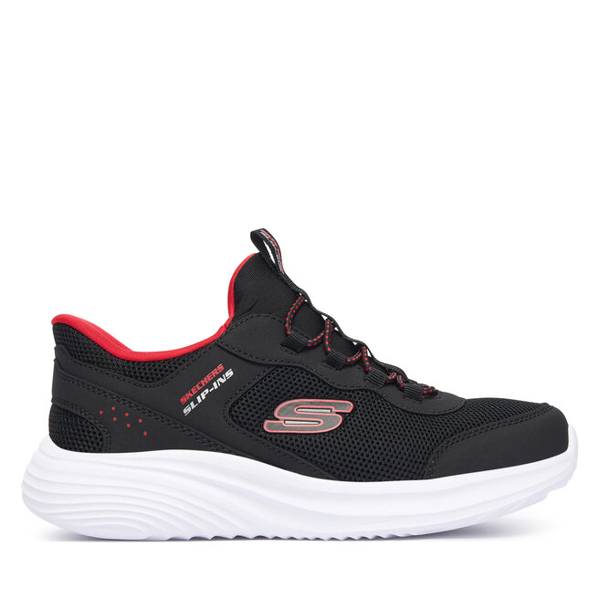 Sneakersy Skechers Bounder Pro Slip-Ins 404208L/BLK Czarny - chłopięce