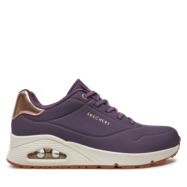Sneakersy Skechers 155196/DKPR Fioletowy - kobiece