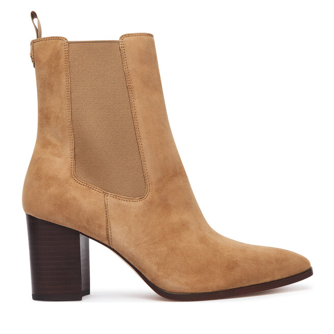 Botki LAUREN RALPH LAUREN Rlyn Bte Hl Bo Bte 802P18308001 Beżowy - kobiece