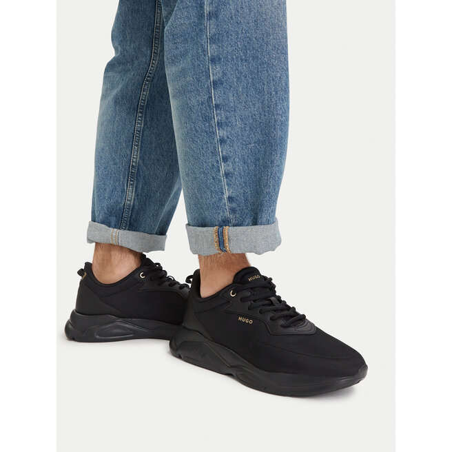 Sneakersy HUGO Leon 50567985 Czarny - męskie
