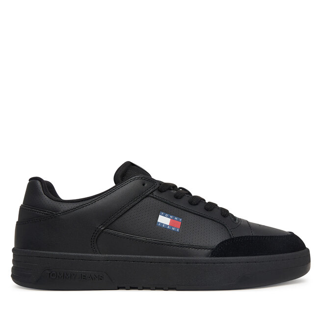 Sneakersy Tommy Jeans Basket EM0EM01792 Czarny - męskie