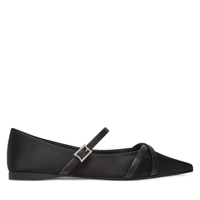 Półbuty Max Mara Satinflat 2514521272600 Czarny - kobiece