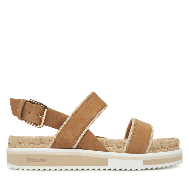 Sandały Pollini SA16405G0MTF0122 Brązowy - kobiece