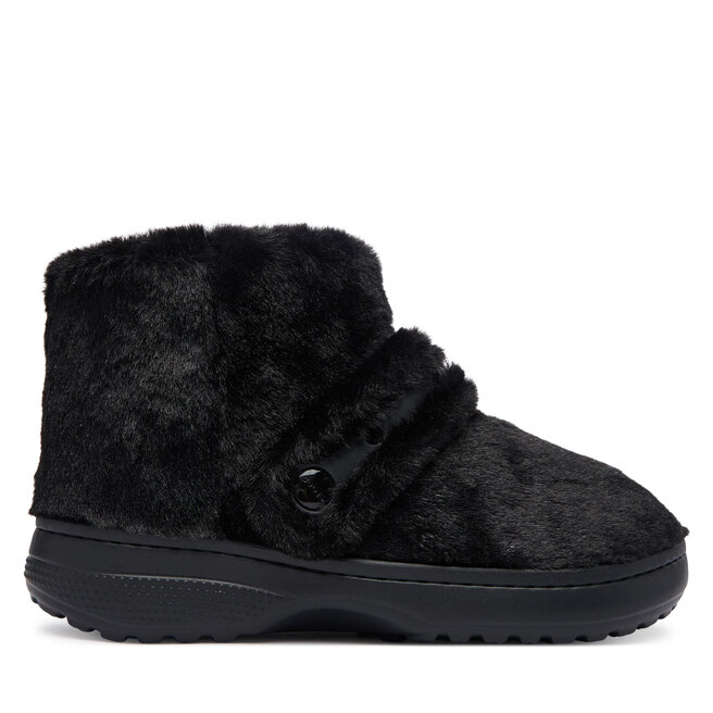 Kapcie Crocs Classic Unfurgettable Boot 211743 Czarny - kobiece