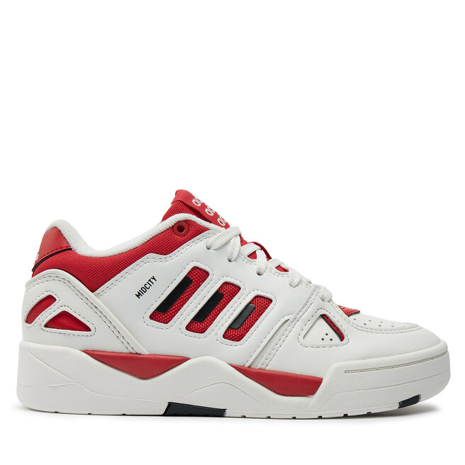 Sneakersy adidas Midcity Low J IF4558 Biały - chłopięce