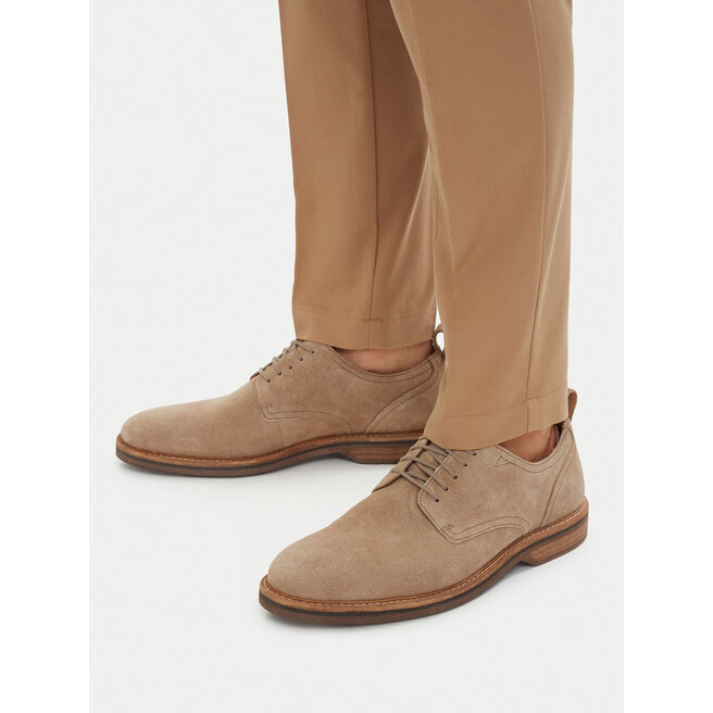 Półbuty Clarks Aldwin Lace 26186449 Szary - męskie