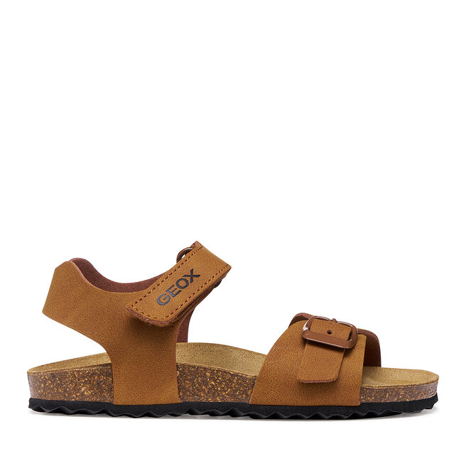 Sandały Geox J Ghita Boy J028LB 0002V C5102 D Brązowy - chłopięce