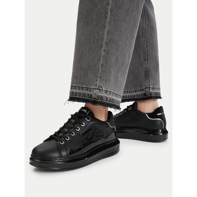Sneakersy KARL LAGERFELD KL62548F Czarny - kobiece