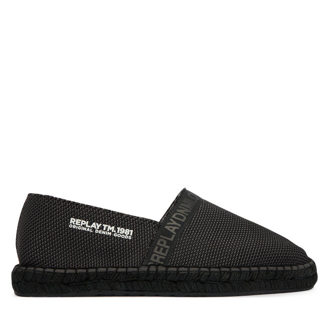 Espadryle REPLAY GMF16 .000.C0060T Czarny - męskie