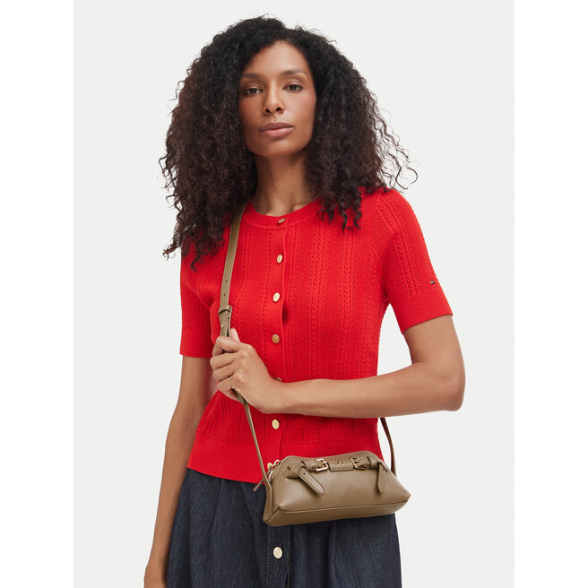 Torebka Tommy Hilfiger Th Buckle  AW0AW19511 Beżowy -