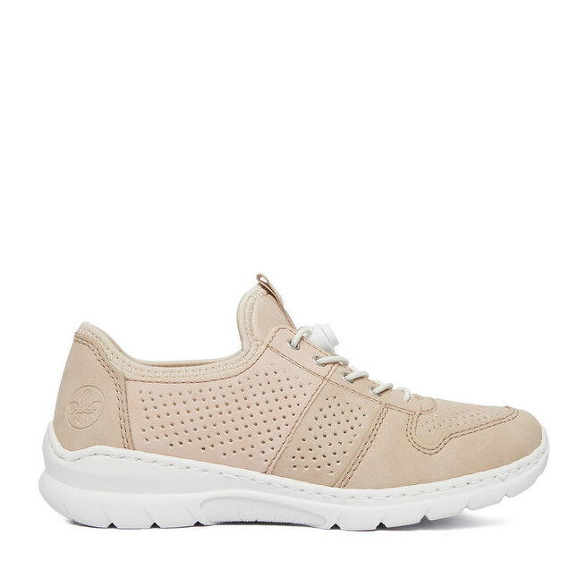 Sneakersy Rieker CEO-L3254-62 Beżowy jasny - kobiece