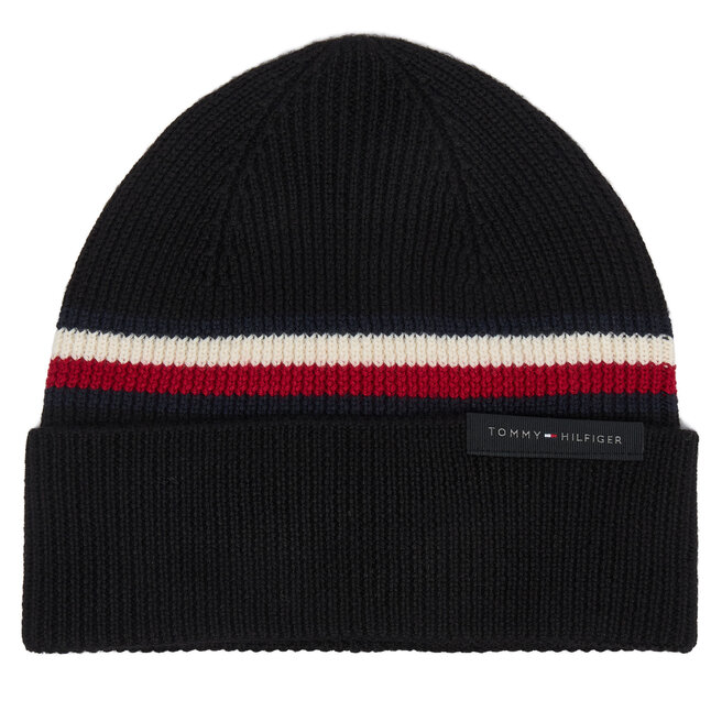 Czapka Tommy Hilfiger AM0AM14534 Czarny -