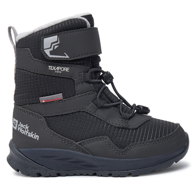 Śniegowce Jack Wolfskin Polar Bear-B Texapore High Vc K A62145 Szary - chłopięce