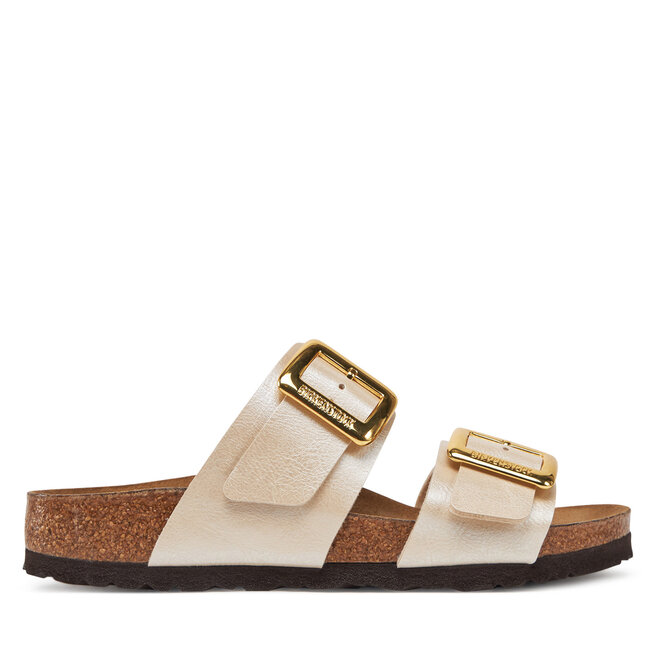 Klapki Birkenstock Sydney Cushion Buckle 1029492 Écru -