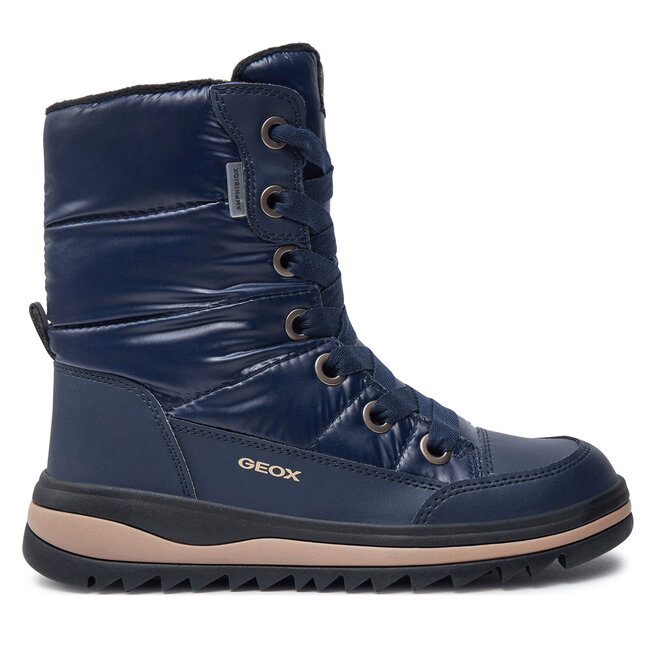 Kozaki Geox J Adelhide Girl B Ab J16EWA 0LVBC C4002 S Granatowy - dziewczęce