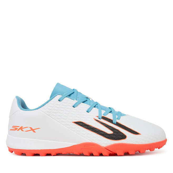 Buty do piłki nożnej Skechers Jr Youth Tf 252164L WTQP Biały - dziecięce