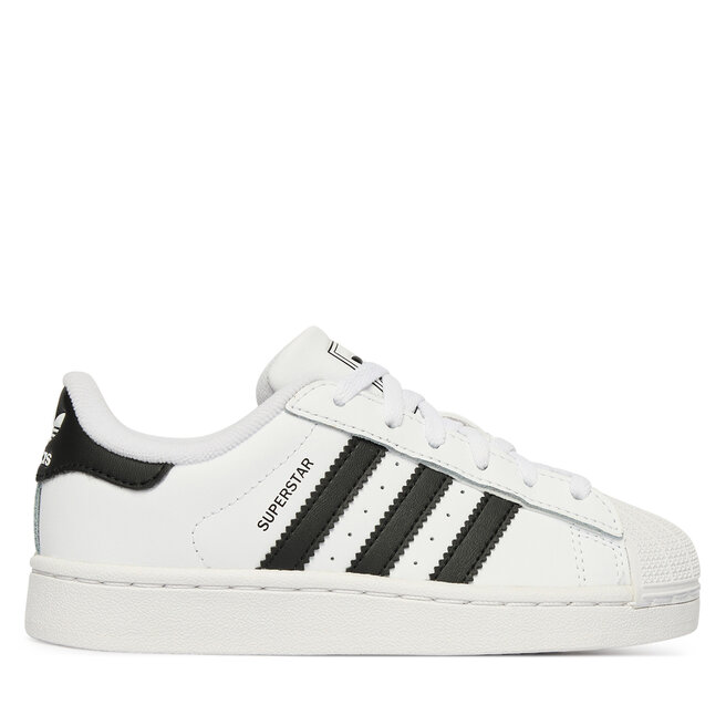 Sneakersy adidas Superstar II JH9980 Biały - chłopięce