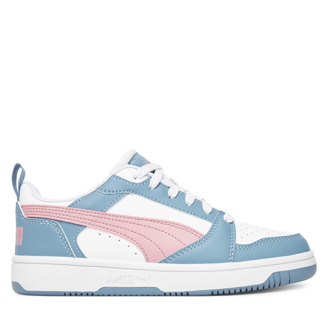 Sneakersy Puma Rebound V6 Lo Jr 393833 30 Biały - kobiece