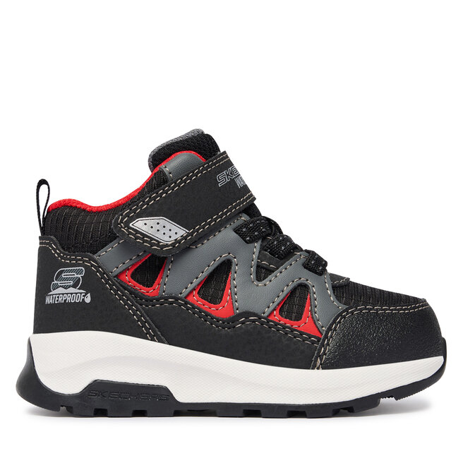 Sneakersy Skechers Drizzle Squad 406377N/BKRD Czarny - chłopięce