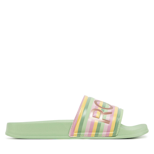 Klapki Roxy ARJL100679 Zielony -