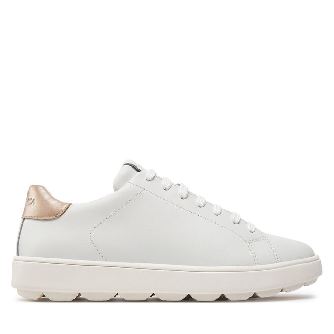 Sneakersy Geox D Spherica Ecub-1 D45WEA 09BNF C1327 Biały - kobiece