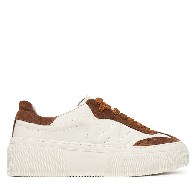 Sneakersy Weekend Max Mara Wkatessile 2625766035 Kremowy - kobiece