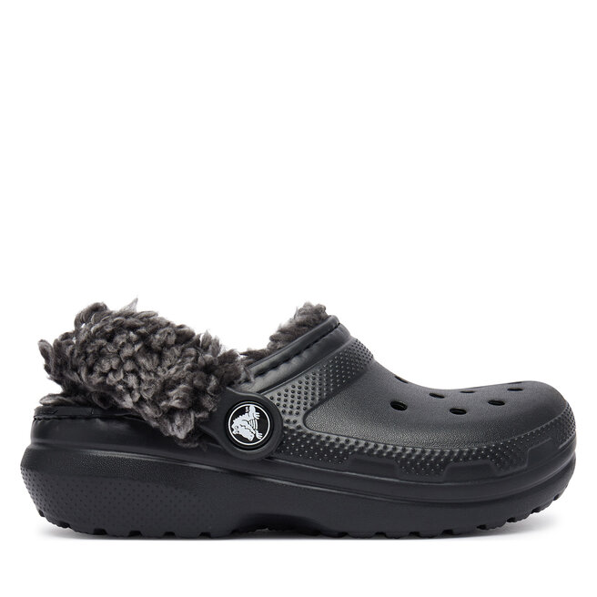 Klapki Crocs Classic Fleece Lined Clog K 212856 Czarny -