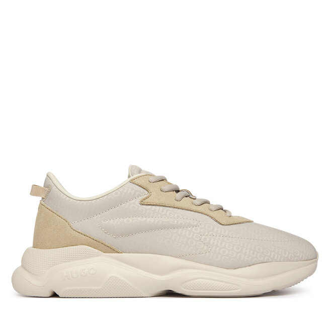 Sneakersy HUGO 50563495 Beżowy - męskie