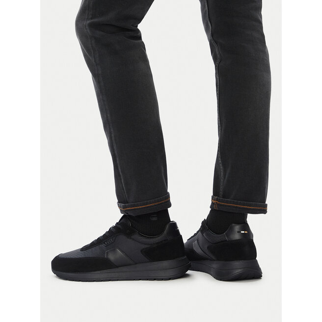 Sneakersy BOSS Vinston 50557841 Czarny - męskie