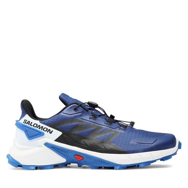 Buty do biegania Salomon Supercross 4 L47315700 Niebieski - męskie