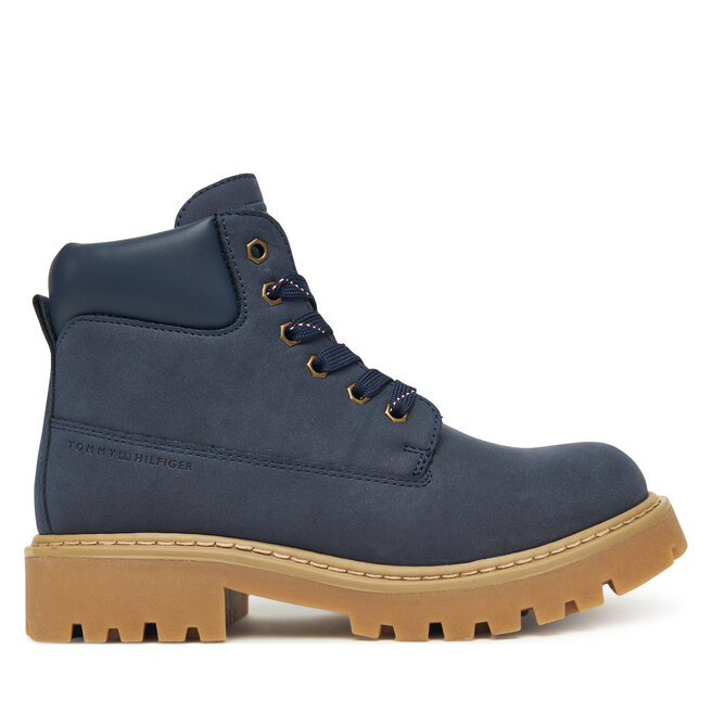 Trapery Tommy Hilfiger T3X5-34125-1269 D Granatowy - chłopięce