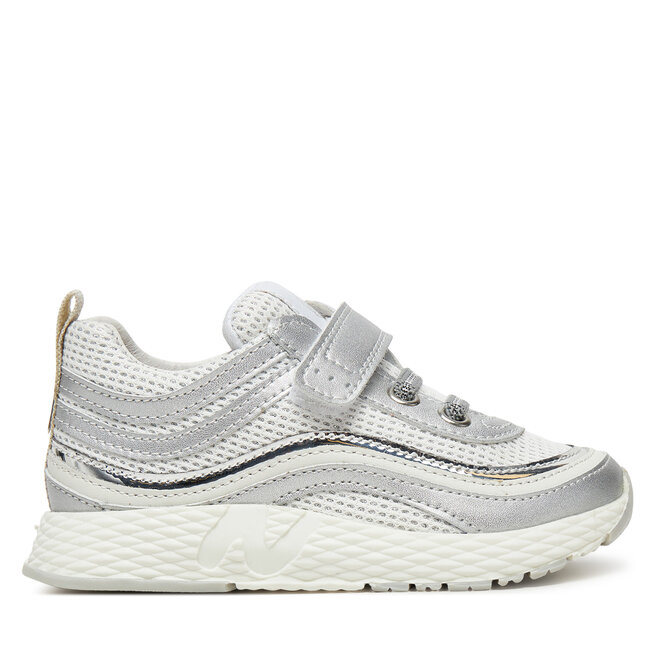 Sneakersy Naturino Miska Vl 2019017-03-1Q23 M Srebrny - dziewczęce
