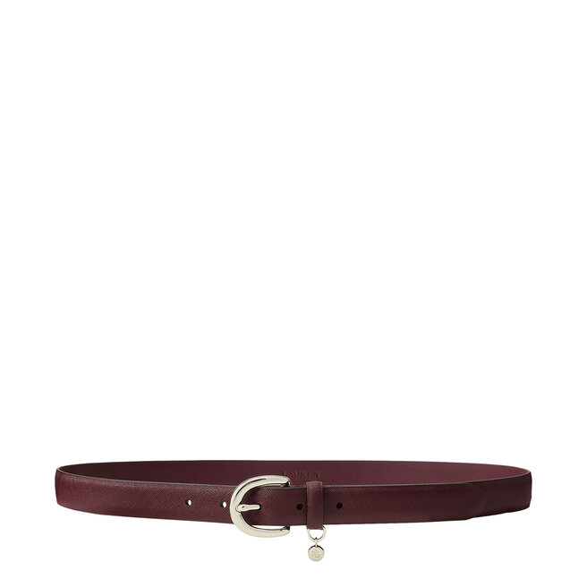 Pasek LAUREN RALPH LAUREN 412802952059 Bordowy -