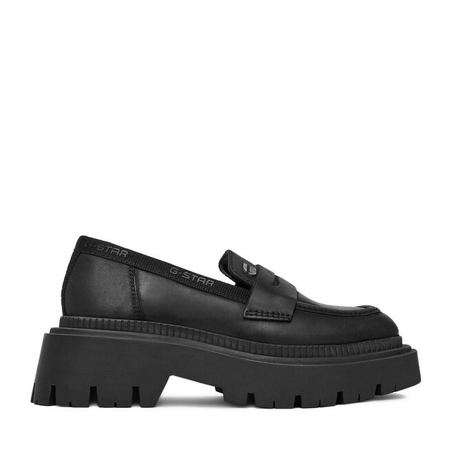 Loafersy G-Star Raw CEO-WI34-JOSIA-04 Czarny - kobiece