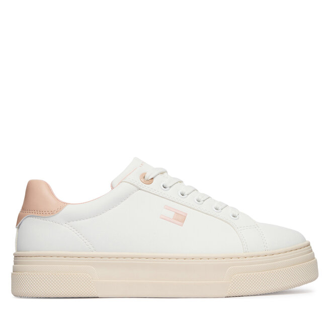Sneakersy Tommy Hilfiger T3A9-34258-1355 Biały - kobiece