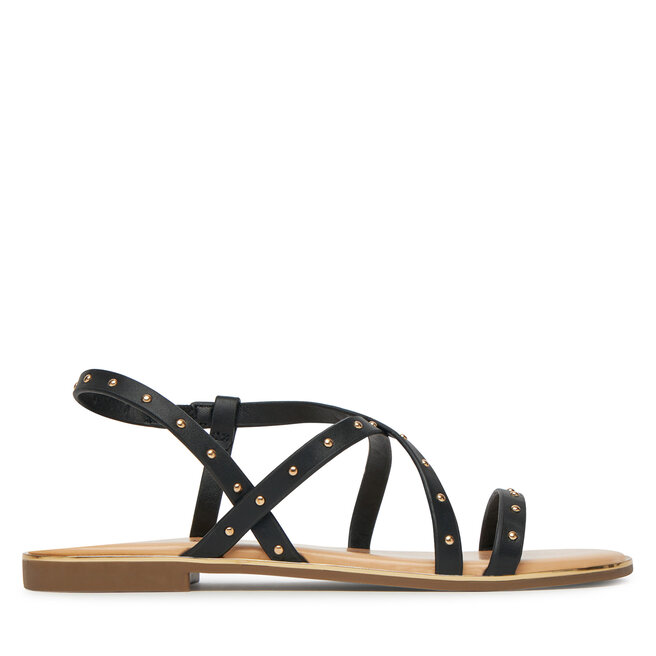 Sandały ONLY Shoes Onlmari-4 Pu Studs 15342339 Czarny - kobiece