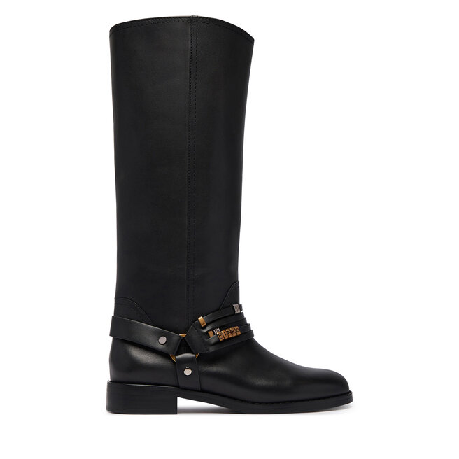 Oficerki PINKO Cheval 01 SD0583P001 Czarny - kobiece
