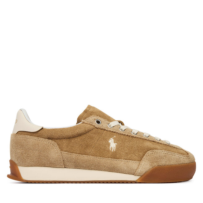 Sneakersy Polo Ralph Lauren 804P08219001 Brązowy - kobiece