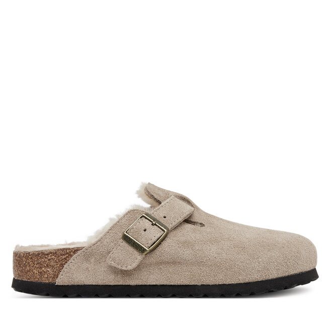 Klapki Birkenstock Boston Shearling 1028299 Beżowy -