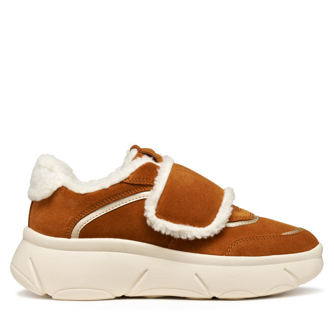 Sneakersy Geox D Nebula 2.0 X D56NHD 022NF C6001 Brązowy - kobiece