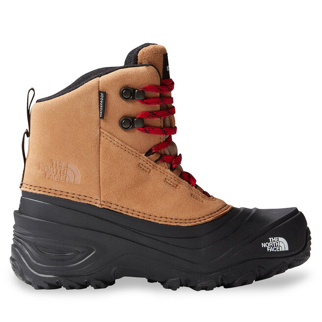 Śniegowce The North Face Y Chilkat V Lace WpNF0A7W5YKOM1 Brązowy - chłopięce
