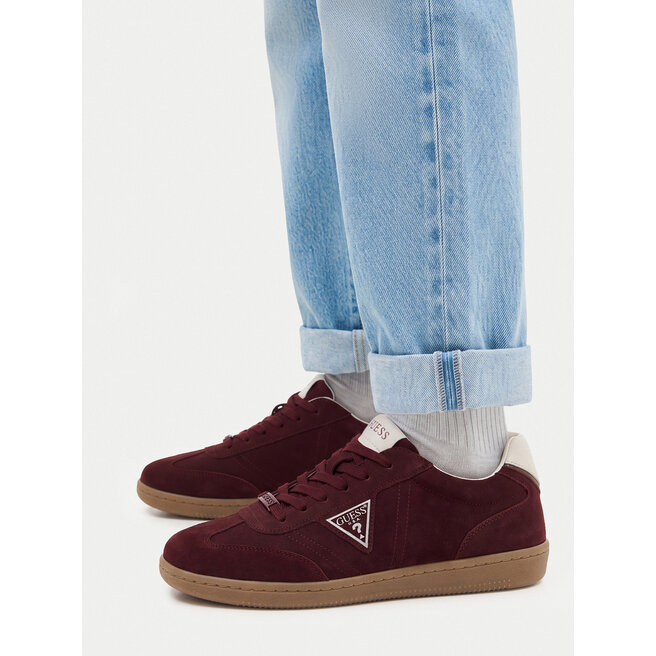 Sneakersy Guess EO-BI12-3210-02 Bordowy - chłopięce