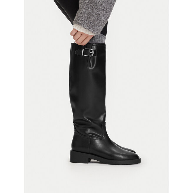 Oficerki Nine West CEO-259-225 03 Czarny - kobiece