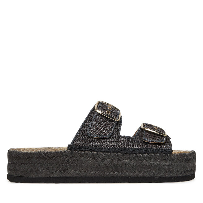 Espadryle LOVE MOSCHINO JA28393G0MJQ0000 Szary - kobiece