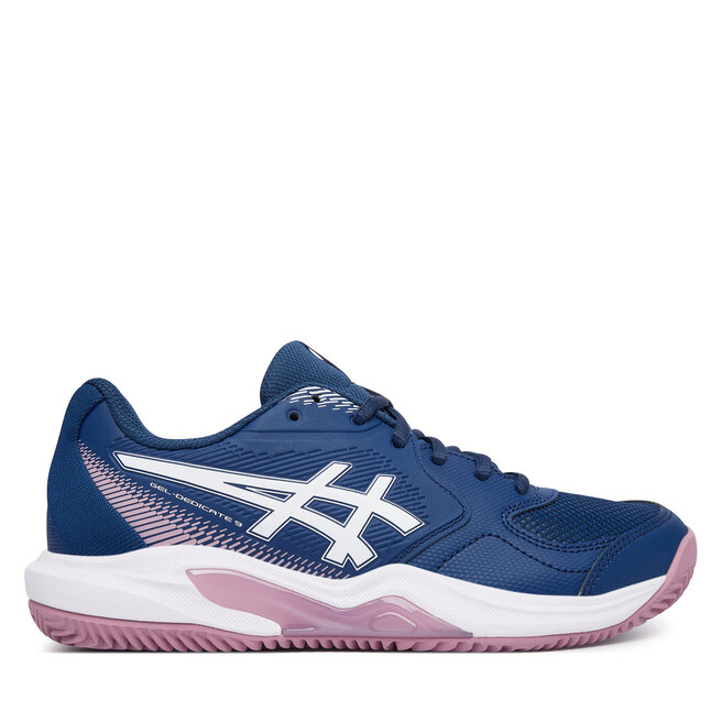 Buty do tenisa Asics Gel-Dedicate 9 Clay 1042A314 Granatowy - kobiece