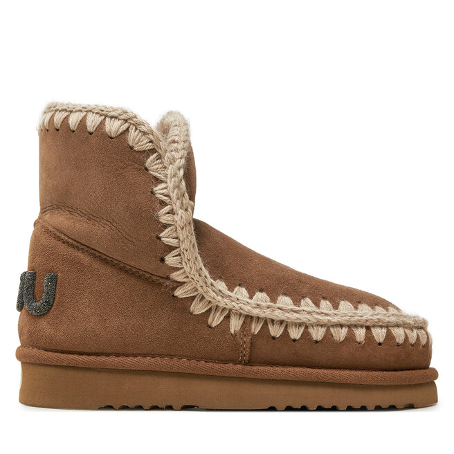 Śniegowce Mou Eskimo 18 Glitter Logo FW101050A Brązowy - kobiece