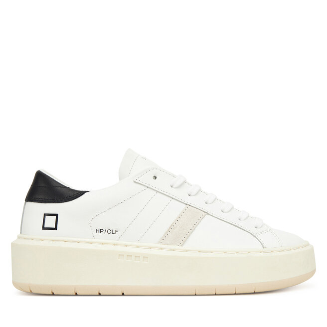 Sneakersy D.A.T.E. Hill Low Platform Calf W431-HP-CA Biały - kobiece