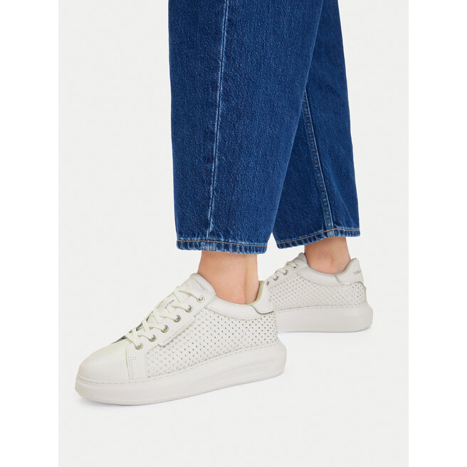 Sneakersy KARL LAGERFELD KL62577N Biały - kobiece