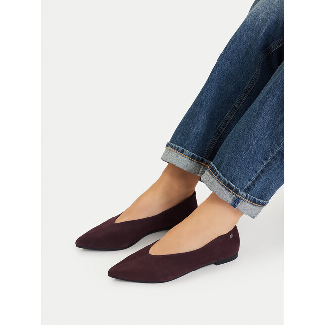 Baleriny Lasocki CEO-RST-ROSE-70 Bordowy -