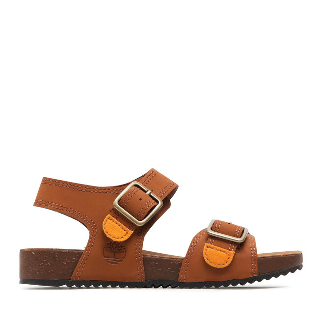 Sandały Timberland Castle Island 2 Strap TB0A427QF13 Brązowy - dziewczęce